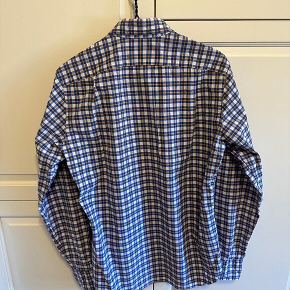 J CREW - Gingham Check (Blue/Yellow/White) [slim fit] - Picture 6 of 7